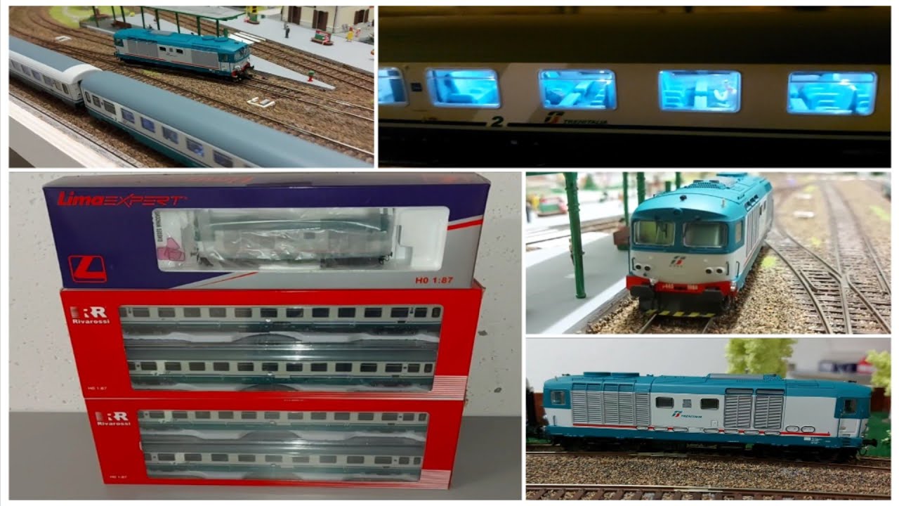 Trenitalia Intercity H0 Messina-Palermo.ANNUNCI!! Con locomotiva sostitutiva a trazione Diesel 445