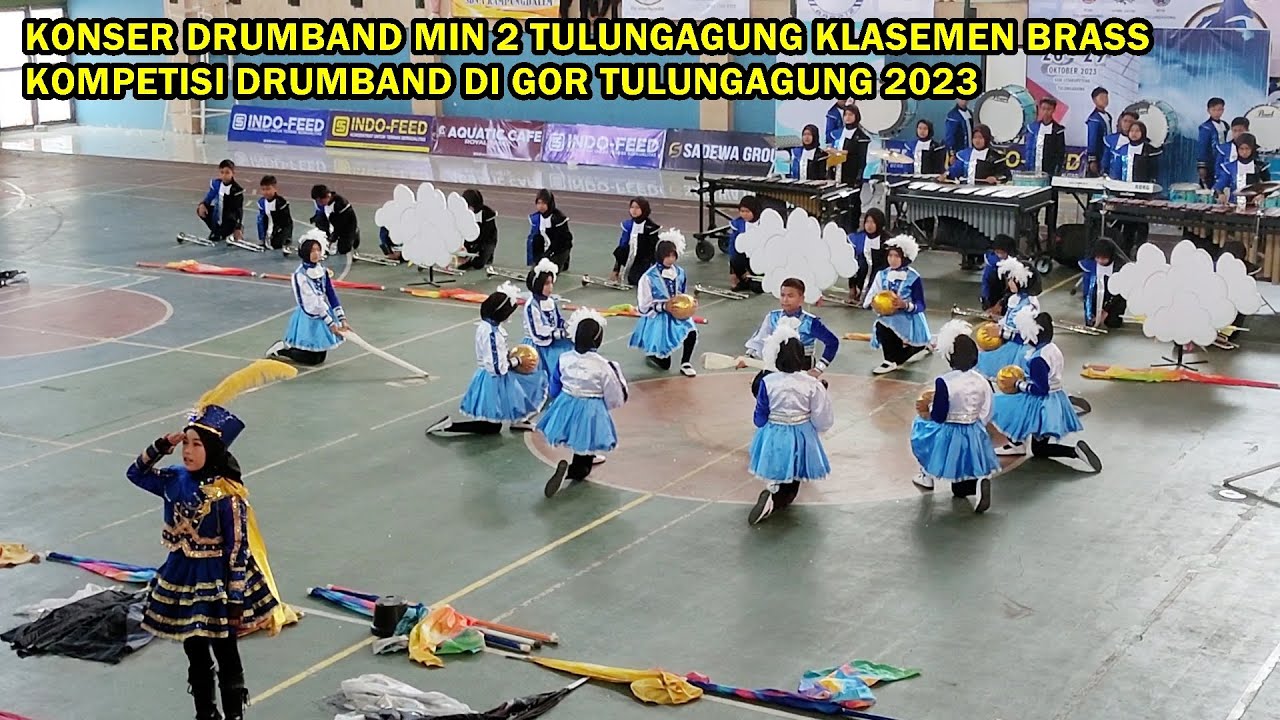 KONSER DRUMBAND MIN 2 TULUNGAGUNG KLASEMEN BRASS KOMPETISI DRUMBAND DI GOR TULUNGAGUNG 2023