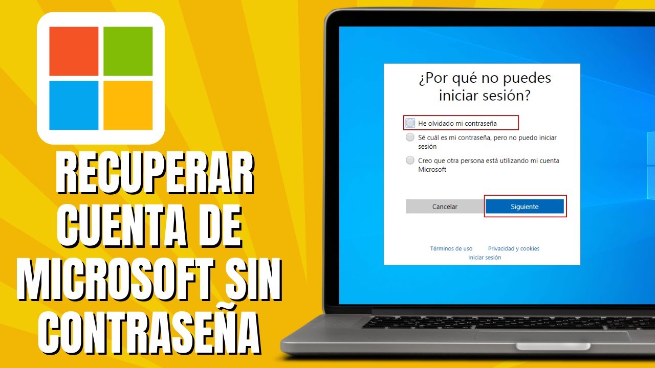 C&oacute;mo RECUPERAR Cuenta De MICROSOFT Sin Contrase&ntilde;a