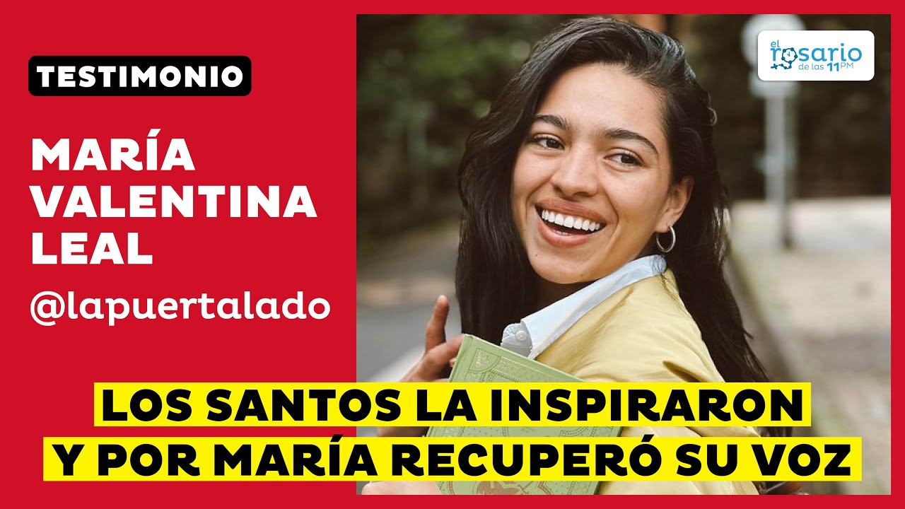 Testimonio católico🔴Los santos la inspiraron y por María recuperó su voz