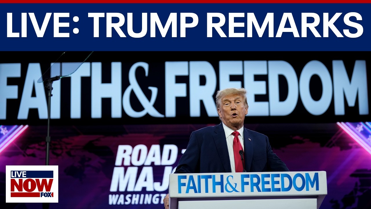 LIVE: Trump speaks at Faith & Freedom Coalition&rsquo;s 2026 Policy Conference