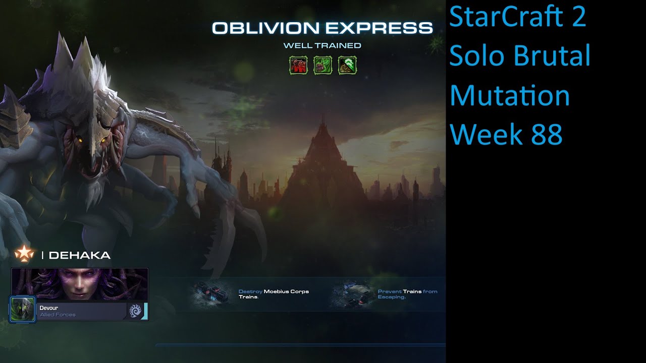 Starcraft 2 Coop Solo Brutal Mutation: Well Trained