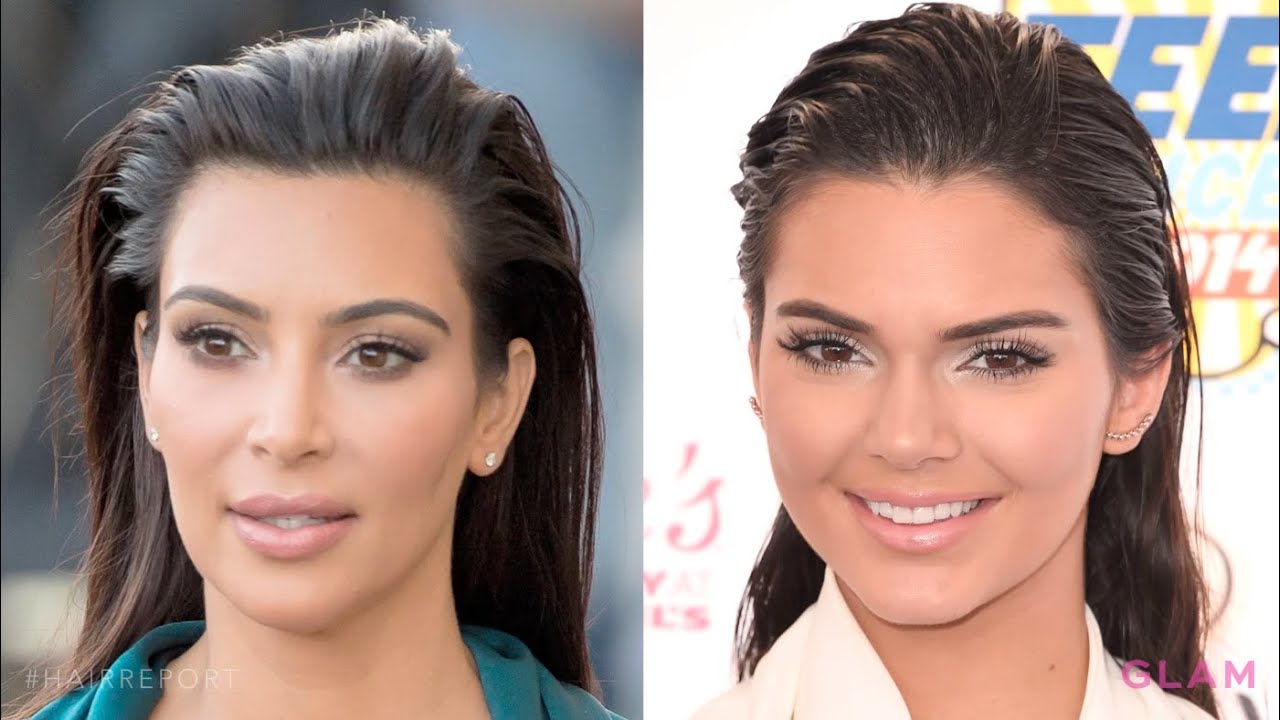 Get Slicked Back Hair like Kim Kardashian | Hair Report