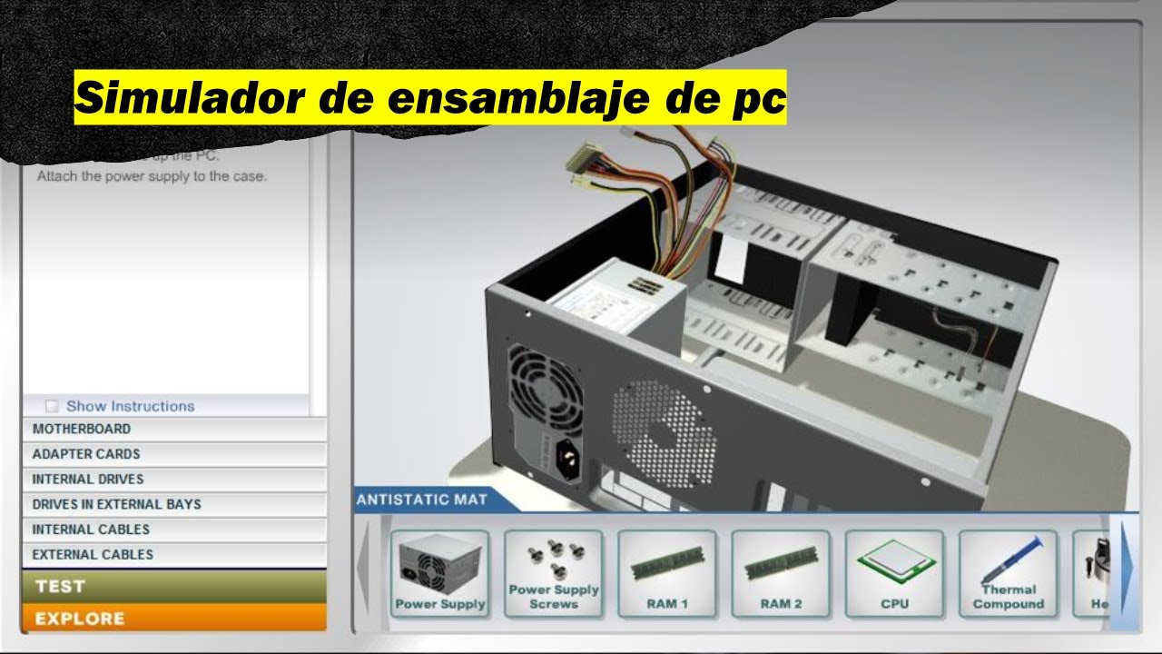 🟢Configurar simulador interactivo de ensamble de PC 3D de CISCO ➡️ Windows 10/11