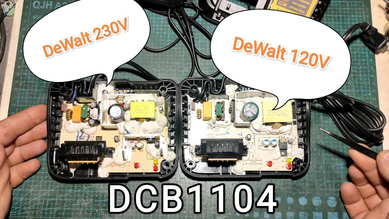 DCB1104 120V and DCB1104 230V DeWalt