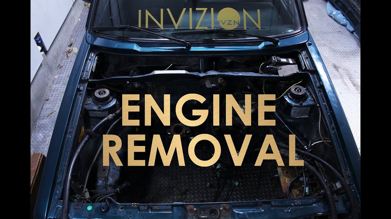 MK1 Cabriolet Project - Engine Removal