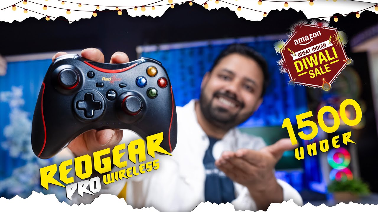 Redgear Pro Wireless Gamepad | Best Gamepad Gaming Controller for PC Under 1000 in 2023