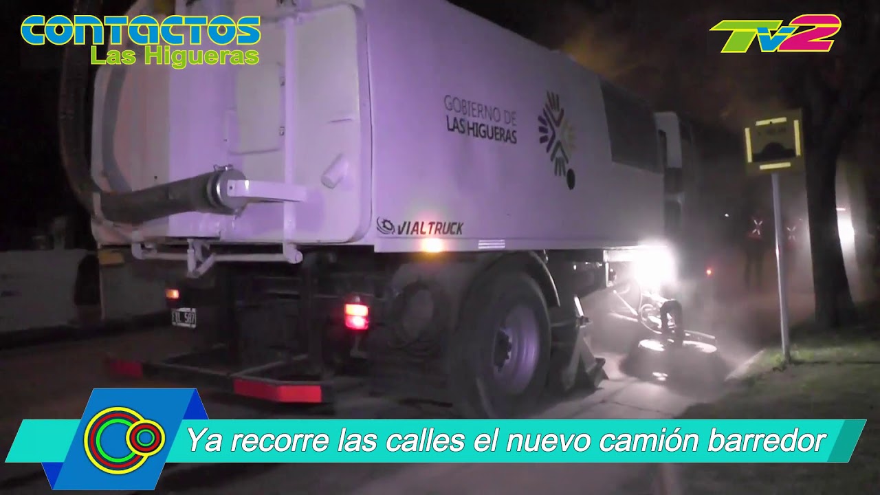 Ya recorre las calles el nuevo camión barredor ( mayo 2019 )