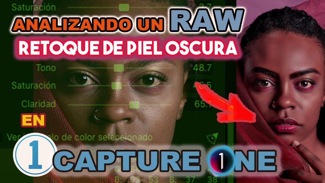Analizando Un Raw-/-Retoque de piel oscura en Capture One (Explicación)/Retrato Femenino