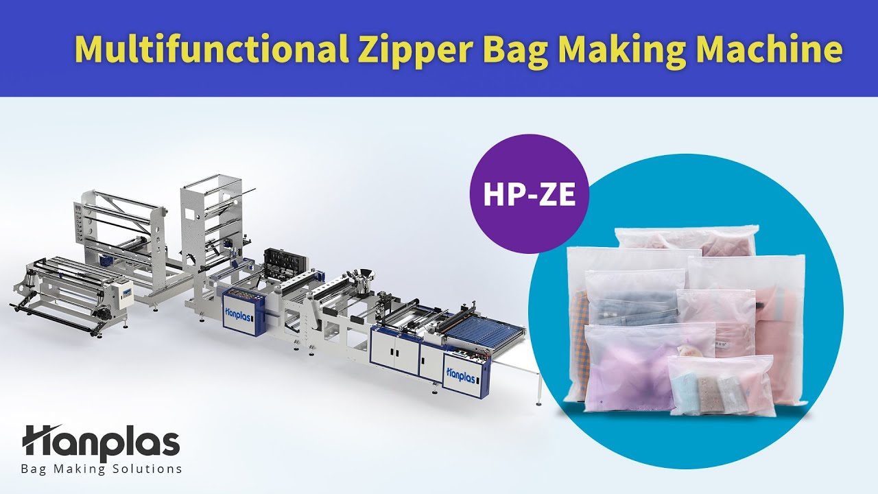 Multifunctional Slider Zipper Bag Making Machine