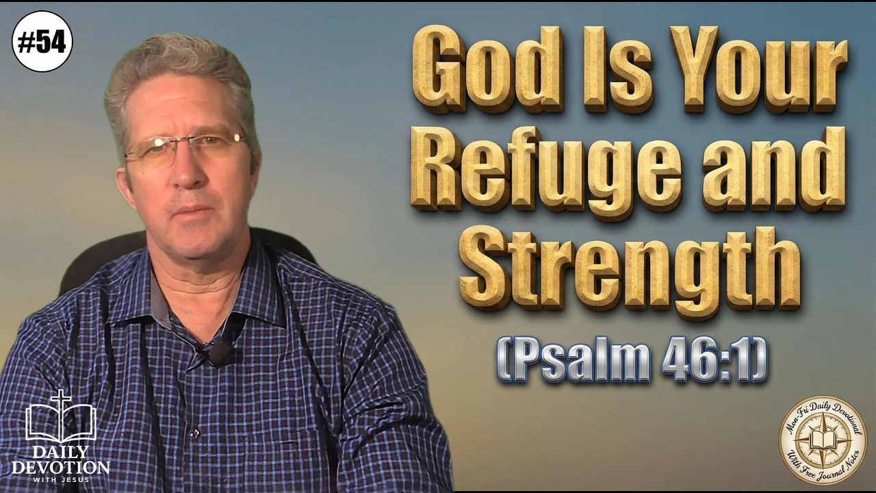 God Is Your Refuge and Strength | Psalm 46:1 | Daily Devotion with Jesus
