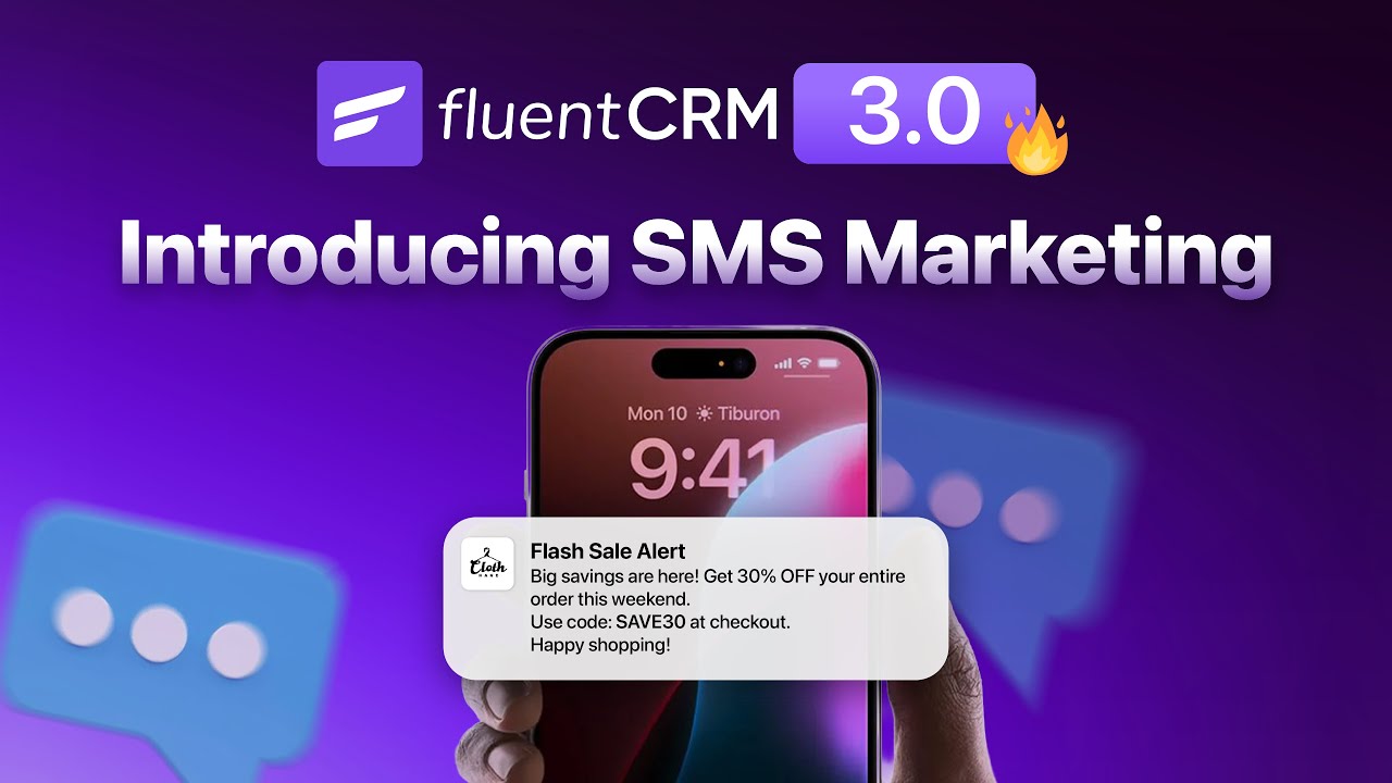 Introducing SMS Marketing FluentCRM 3.0 Sneak Peak