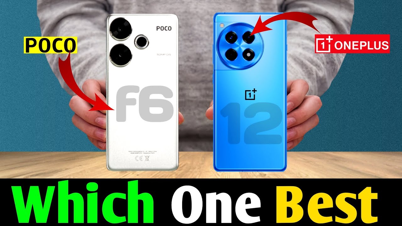 OnePlus 12 vs Poco F6⚡Ultimate Comparison 🔥 | Which Phone To Buy In 2024?