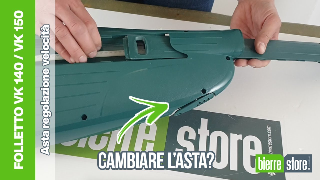 Riparare asta regolazione velocità folletto VK 140 150 - BierreStore