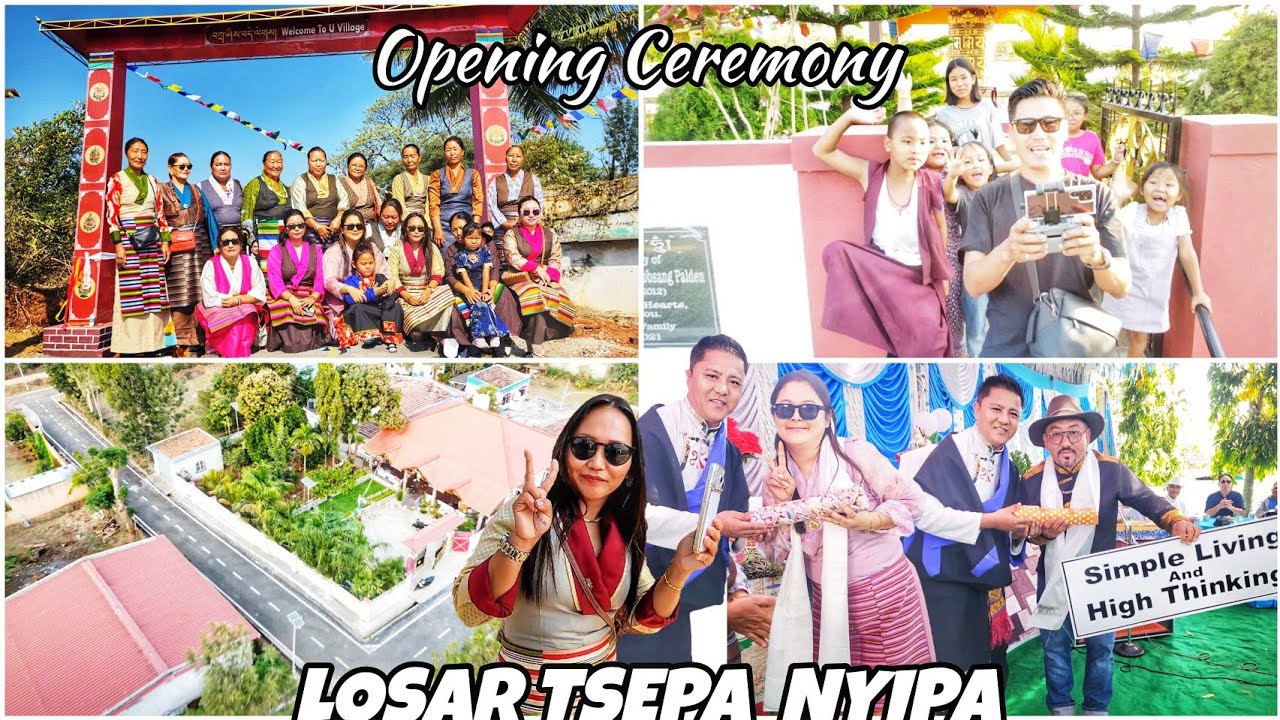 Losar Tsepa Nyipa || Opening Ceremony || U Village Kollegal || Tibetan YouTuber || Tibetan Vlogger 