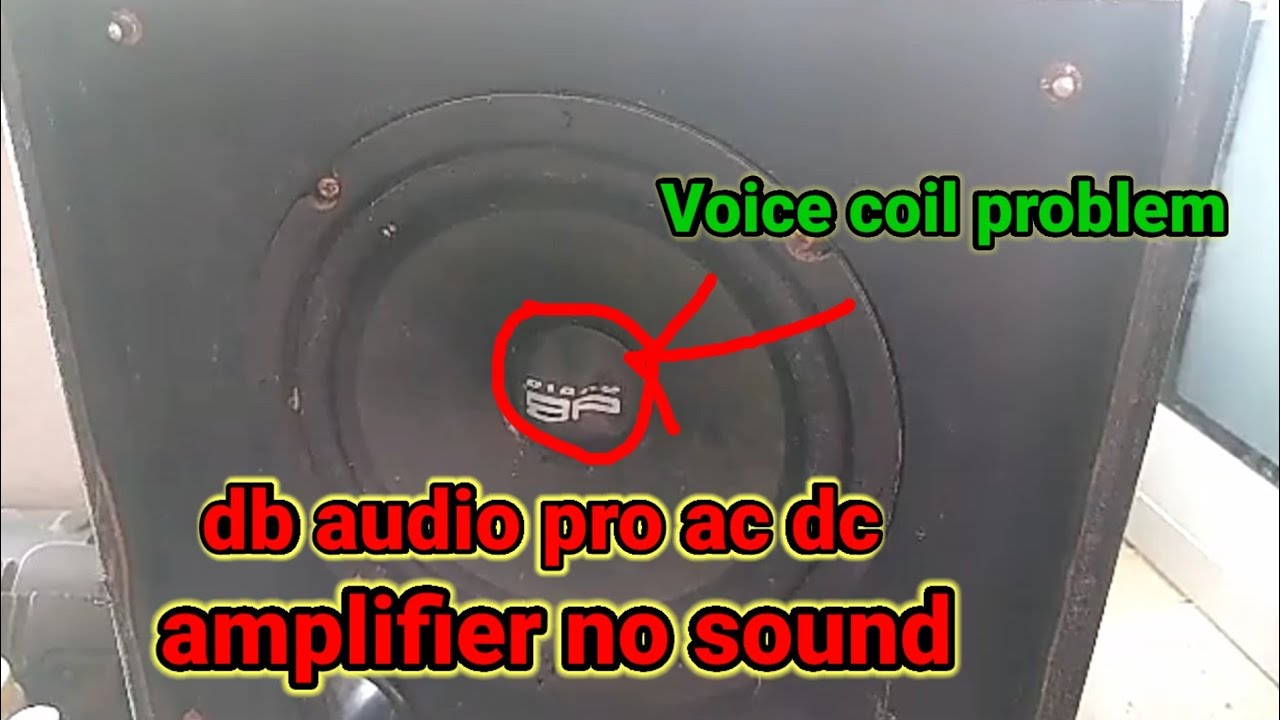 db audio pro ac dc,amplifier, no sound,