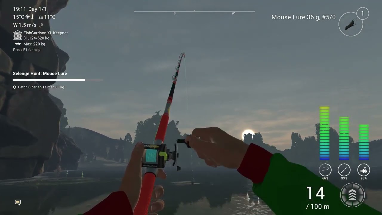 Fishing Planet Selenge-Mouse Lure -Unique Arctic Grayling - Uni Northern Pike - Taimen -Lenok spots