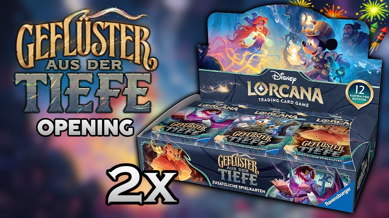 ✨ Diese 48 BOOSTER gönnen KOMPLETT! | DISNEY LORCANA: Geflüster aus der Tiefe [Opening Deutsch]