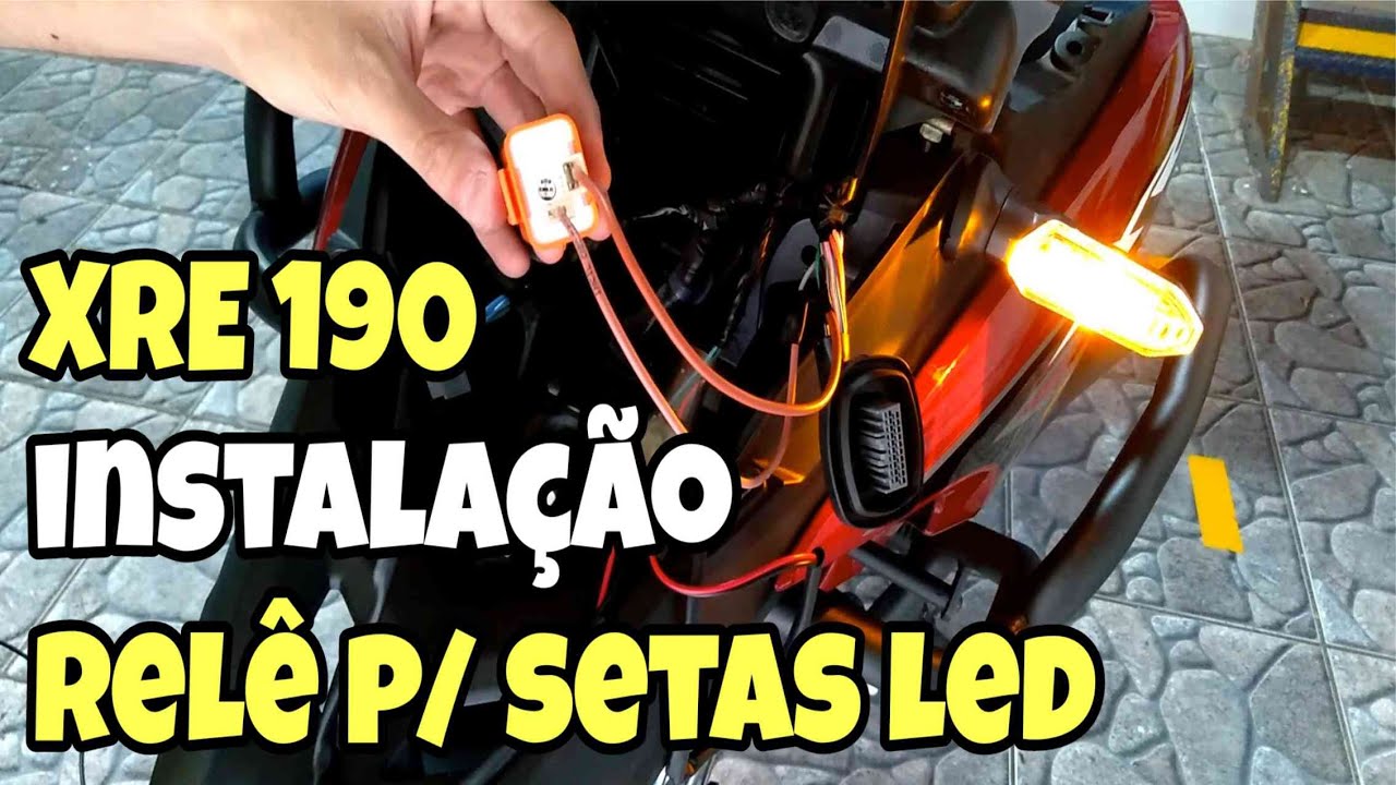 Instalação de rele para seta (pisca) de LED na moto