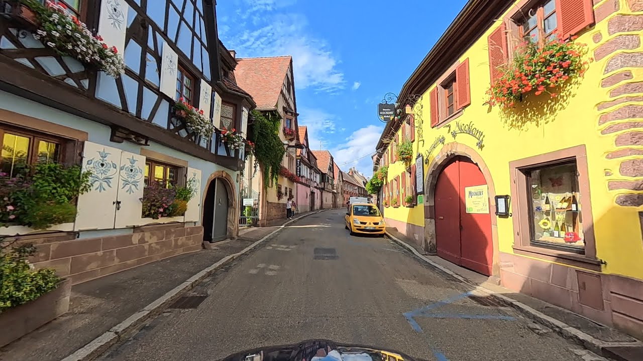 🇨🇵 🚗 🍇 Alsace Wine Route - #4 - From Scherwiller to St. Leonard | Scenic Villages & Vineyards