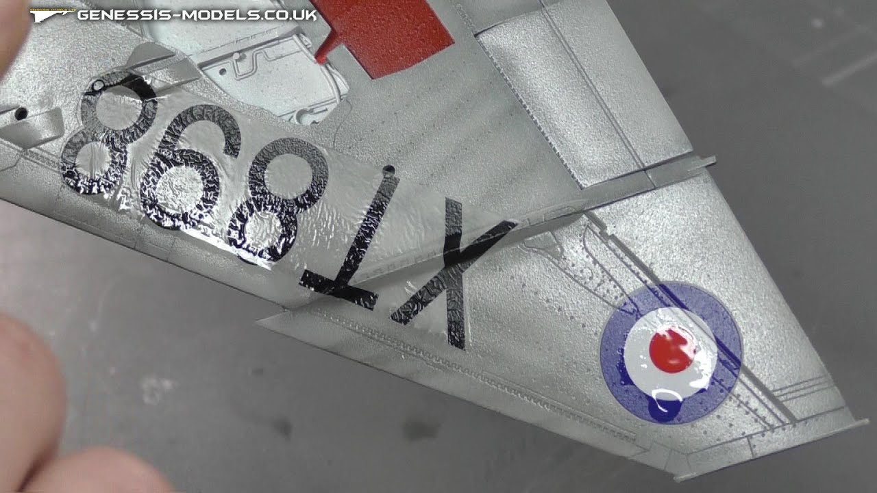 Applying Small Decals : Building The Revell Phantom FGR.2 1/48 Scale : Episode.21