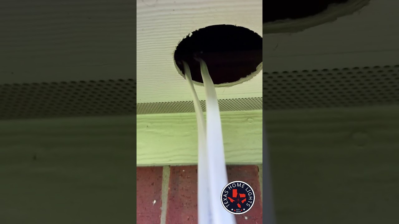 Installing 16 Soffit Lights