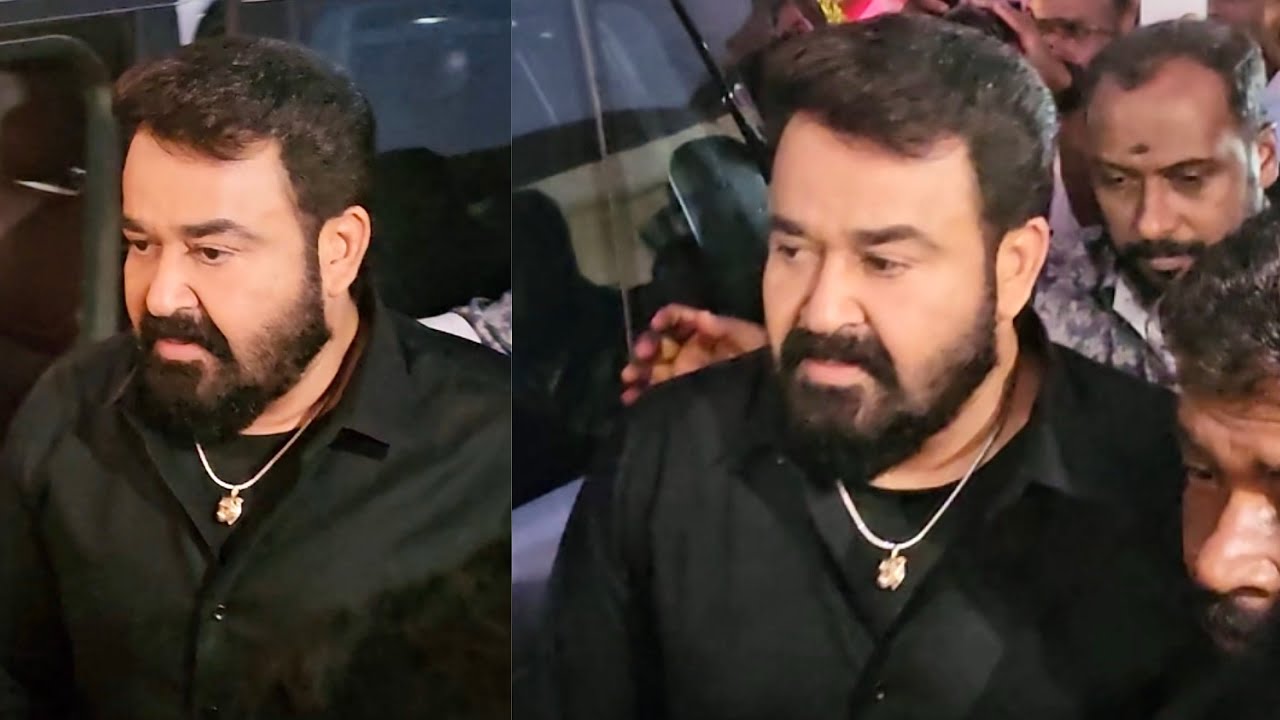 തീപ്പൊരി ലുക്കിൽ ലാലേട്ടൻ🔥Mohanlal At Malaikkotta Vaaliban Trailer & Audio Launch
