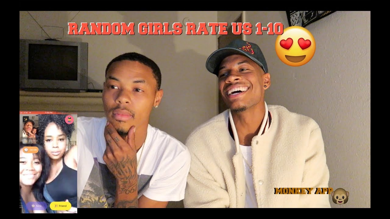 ASKING RANDOM GIRLS TO RATE US 😍(WHO LOOK BETTER?) MONKEY APP 🐵