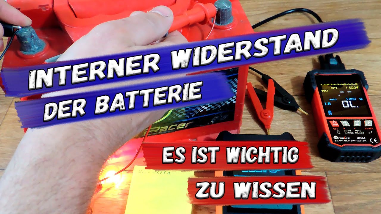 ✅ Sehr einfach und sehr notwendig! Messung des inneren Widerstands der Batterie. ✅