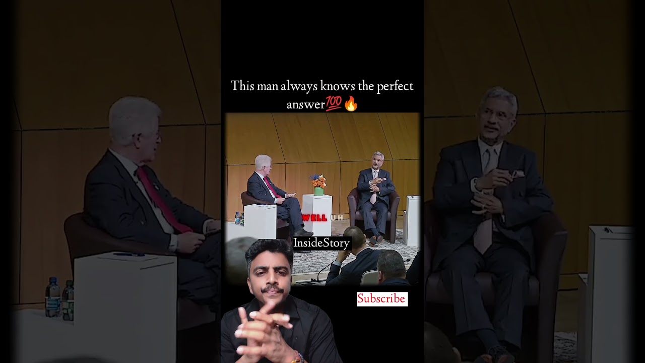 Dr. S Jaishankar always has the perfect answer 💯🔥 #facts #geopolitics #diplomacy