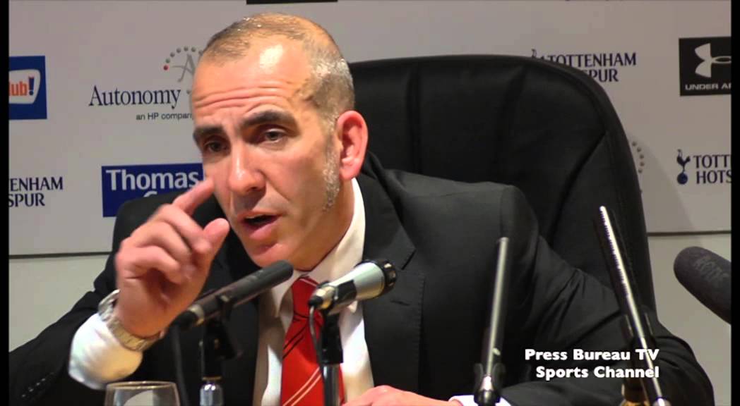 Paolo Di Canio reaction Tottenham vs Sunderland