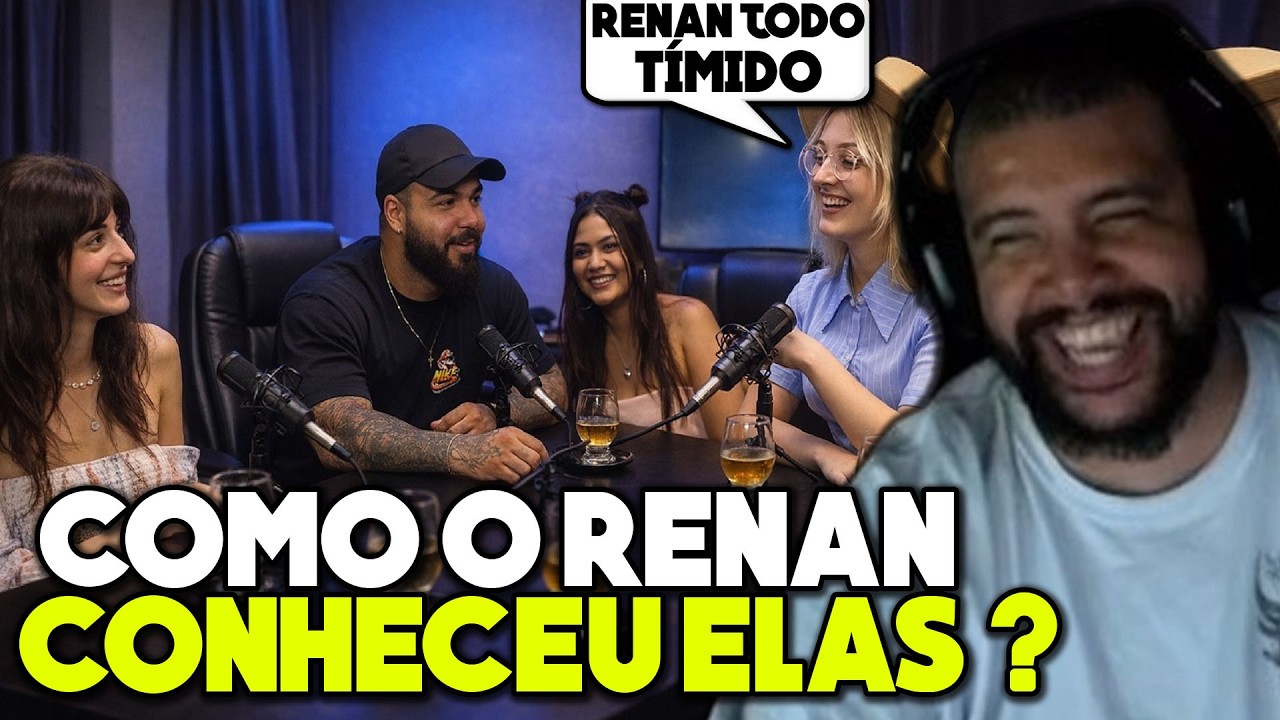 LUANGAMEPLAY REAJANDO AO RENAN TÍMIDO COM A PRESENÇA DAS MULHERES DA CALVOSFERA