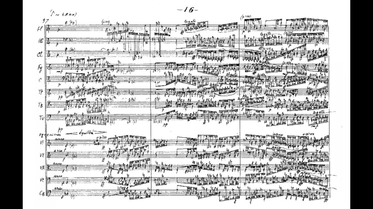 Iannis Xenakis - Waarg (Audio + Full Score)