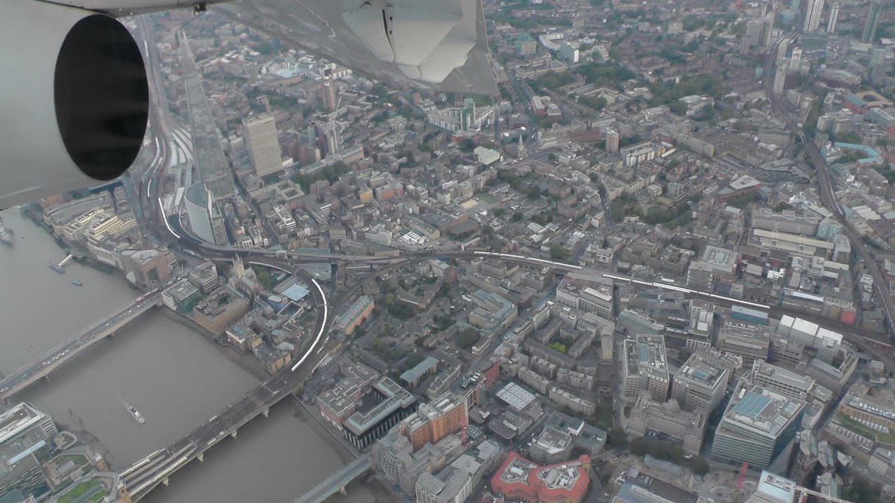 Sun Air of Scandinavia Dornier 328 Jet ✈ Stunning London City Approach & Landing