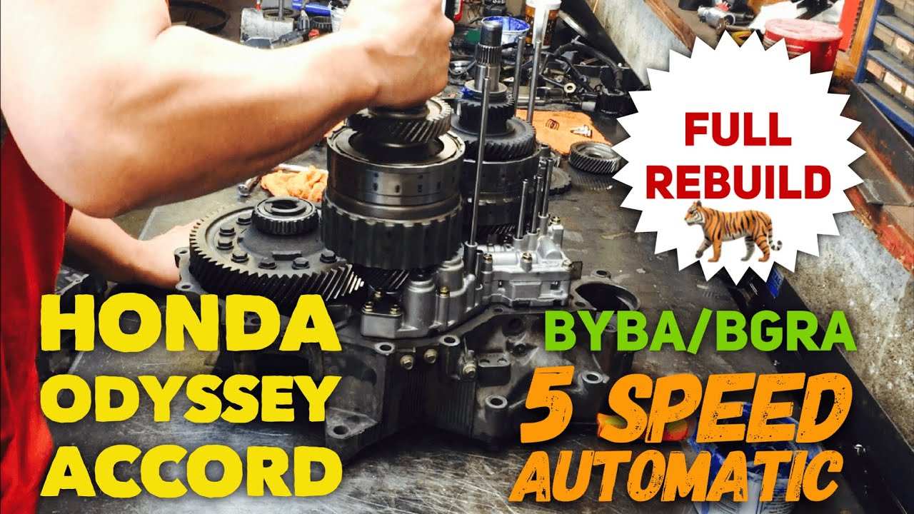 honda 5 speed automatic transmission rebuild ODYSSEY ACCORD PILOT ACURA MDX