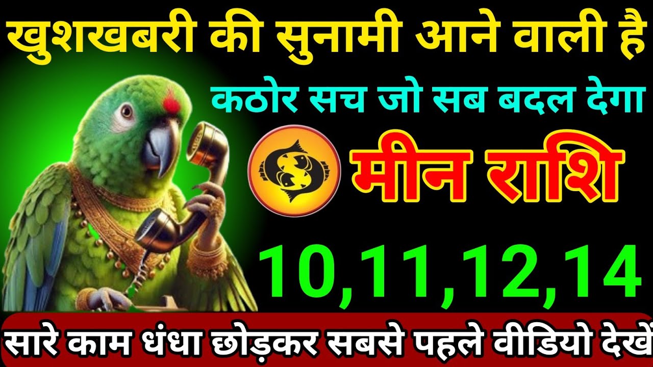 मीन राशि 01,02,03,04 फरवरी 2026 खुशखबरी की सुनामी आने वाली है कठोर सच जो सब बदल देगा/Meen Rashi 