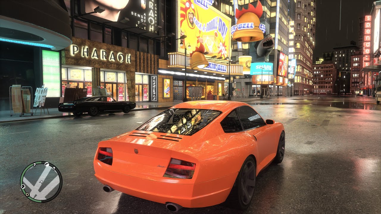GTA 4 GAMEPLAY 4K GRAPHICS RTX REMIX MOD HD TEXTURE PACK PATH TRACING MOD
