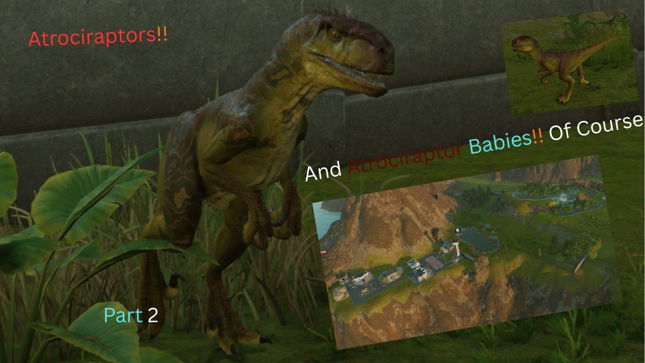 Atrociraptor Enclosure Part 2 | Cretaceous Park [NO MIC AUDIO]