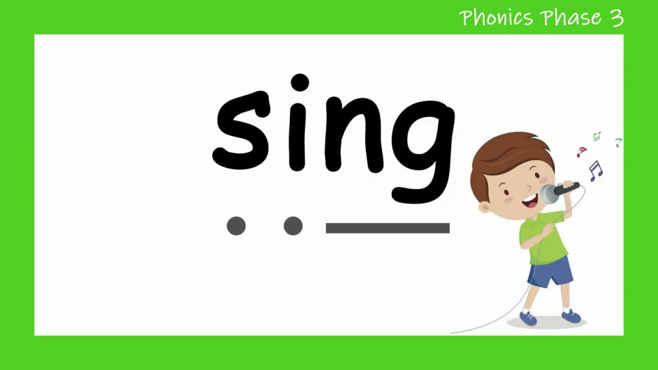 Review Phonics th, ng, ee, ai, ure, er