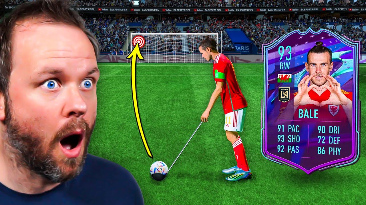 Использование последней карты Бэйла в FIFA
