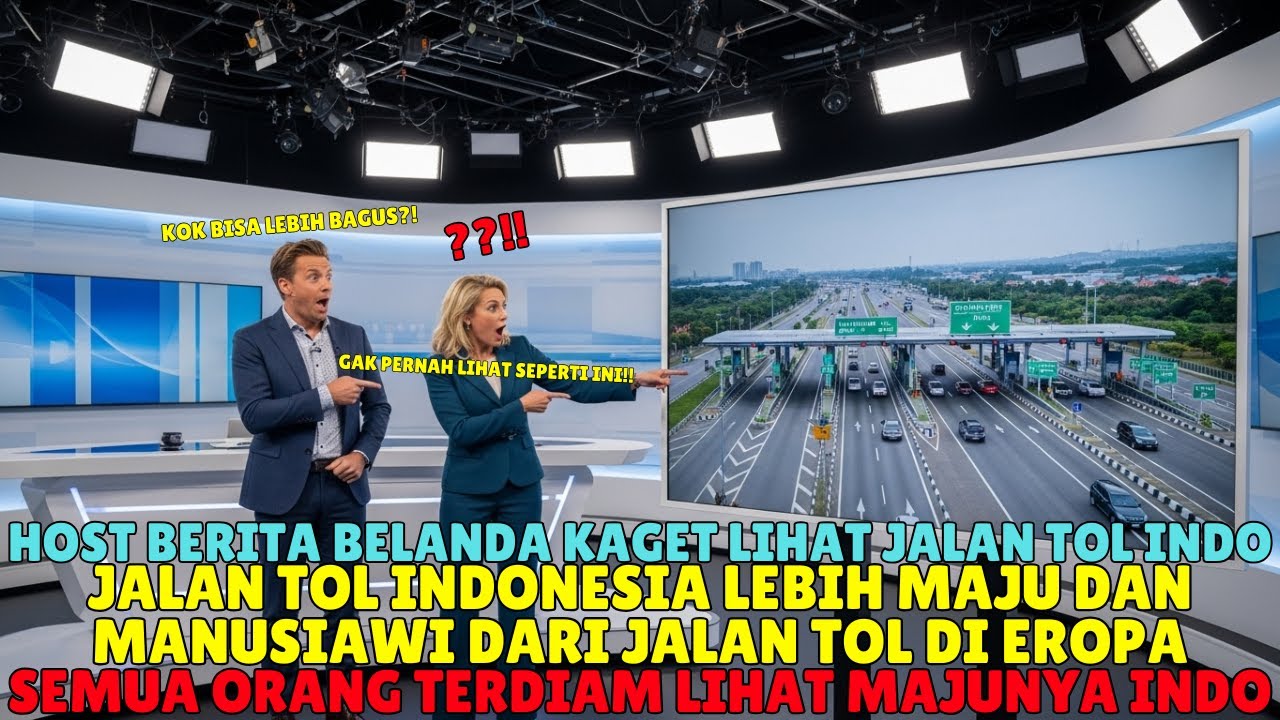 REAKSI HOST BELANDA YANG SYOK LIHAT PEMANDANGAN JALAN TOL DI INDONESIA! ALASANNYA GAK NYANGKA