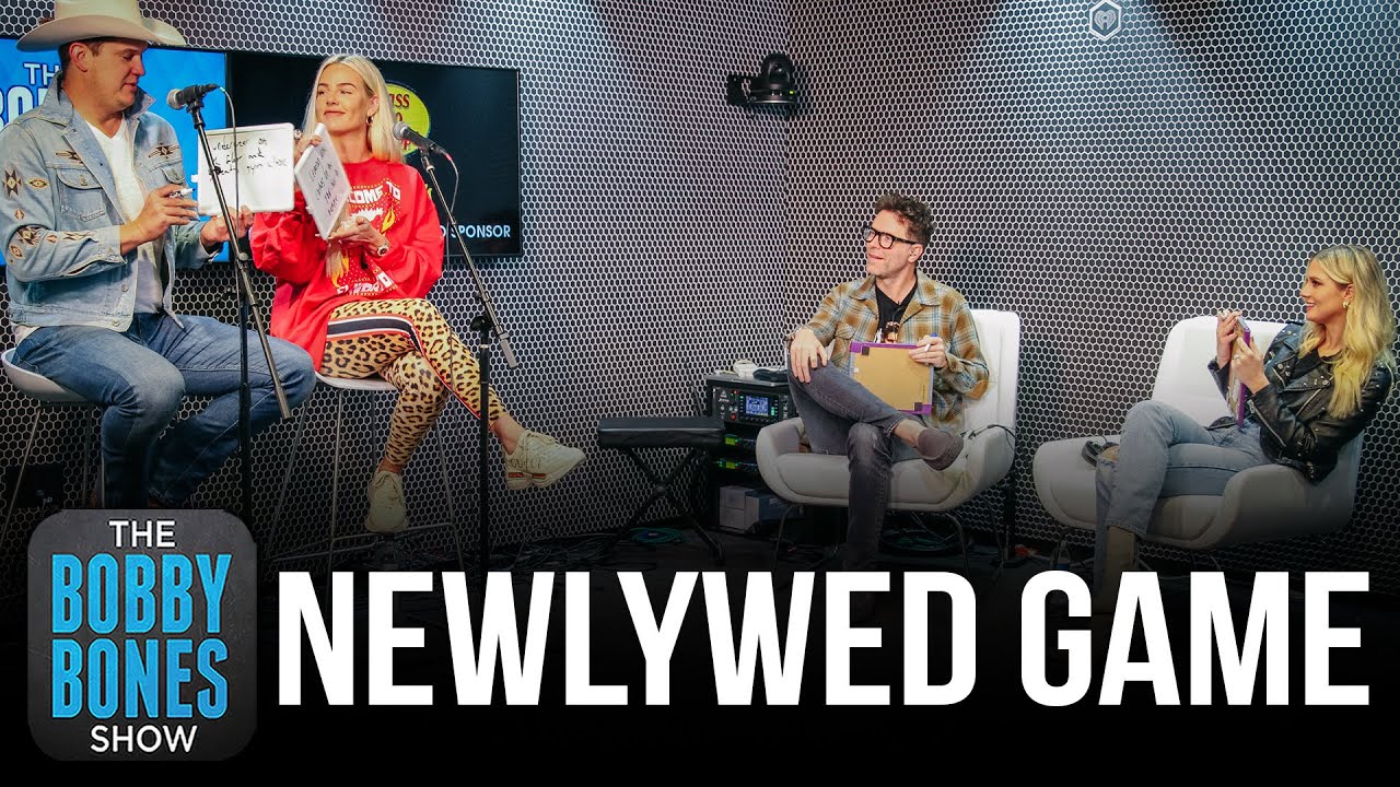 Newlywed Game: Bobby Bones & Fiancé Caitlin vs. Jon Pardi & Fiancé Summer