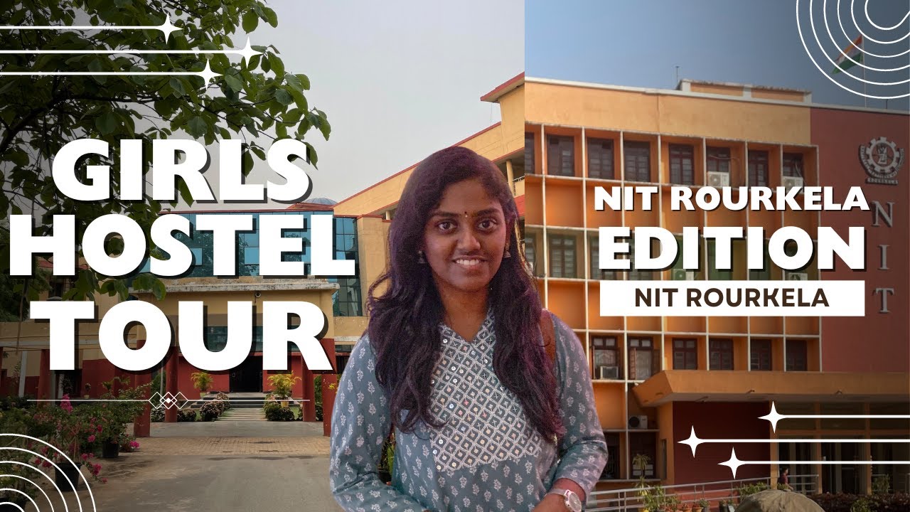 Girls Hostel tour | NIT Rourkela | Biggest hostel | CVR Hall | beauty parlour | day & night canteens