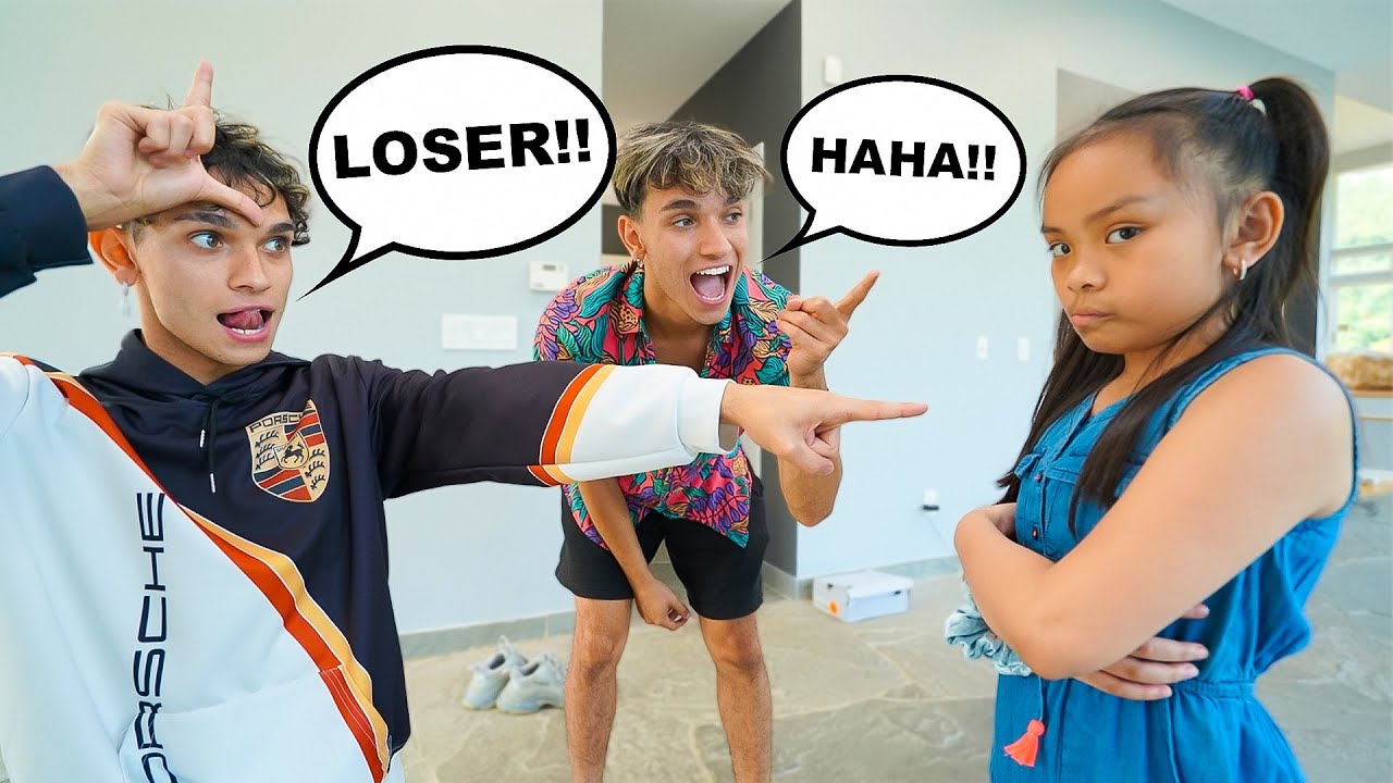 BEING MEAN To Our Little Sister For 24 Hours!