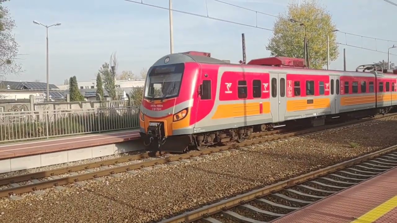 Niesamowite pociągi na stacji Poznań Dębina.