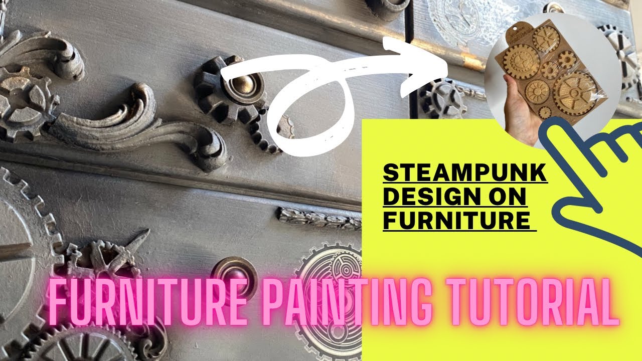 Woodubend & Transfer On Furniture - Design A Steampunk Look!