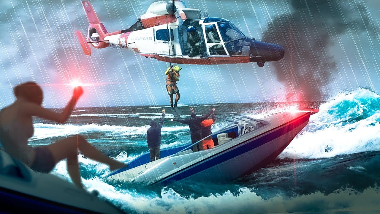 Search & Rescue Operation During Massive Storm In GTA 5 RP