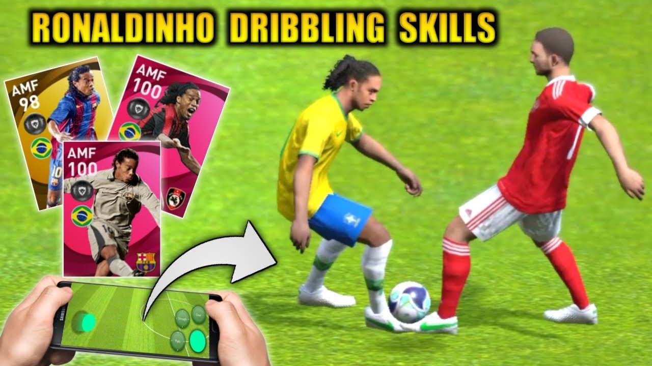 RONALDINHO Dribbling Skills Tutorial | eFootball Pes 2021 Mobile