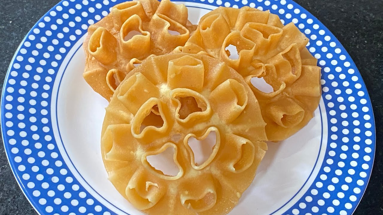 Rose Cookies  🌺 Easy CRISPY Rose Cookies | Lotus Blossom Cookies | Acchu Murukku | Hameeda Patan