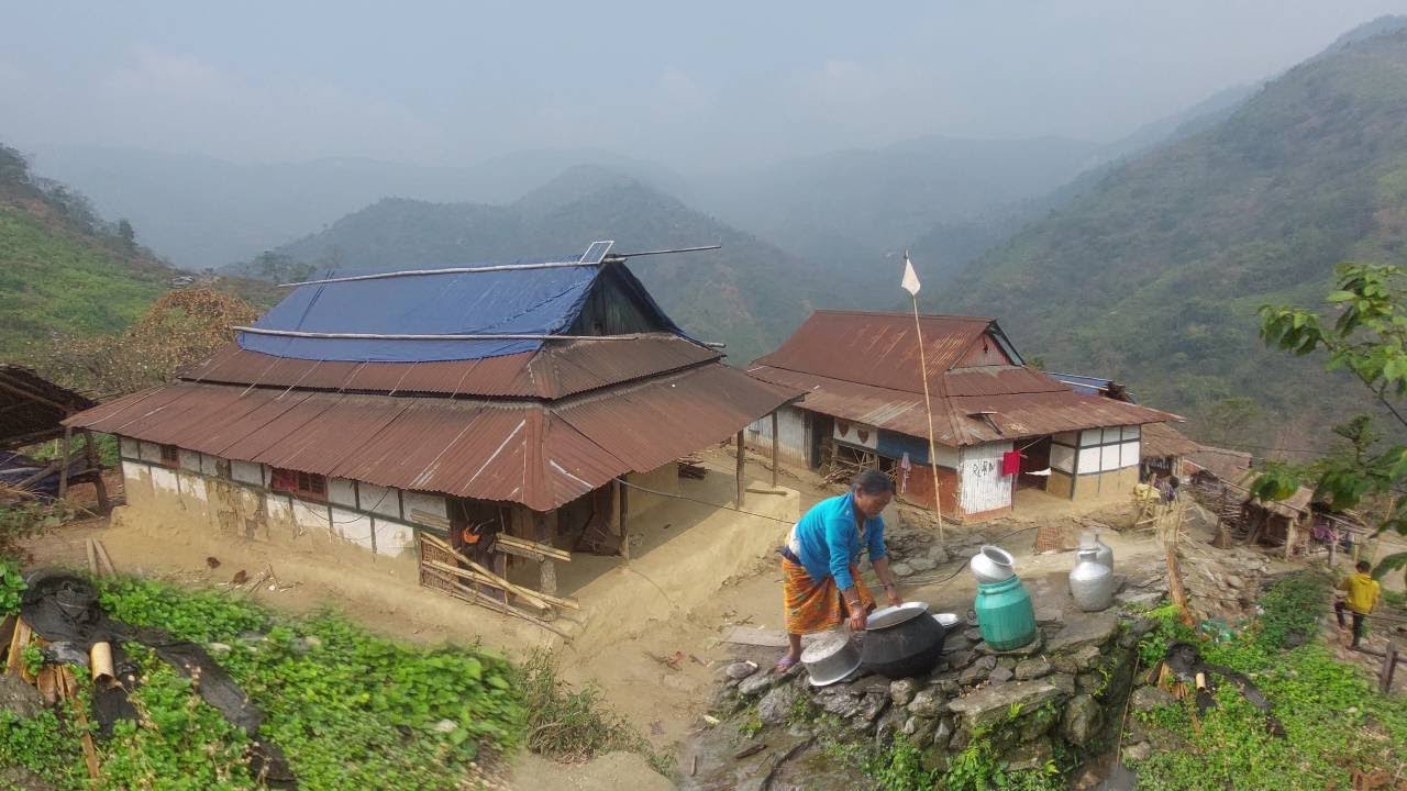 Walking across the Beautiful Mountain village || Exploring Life, Locality & Surroundings